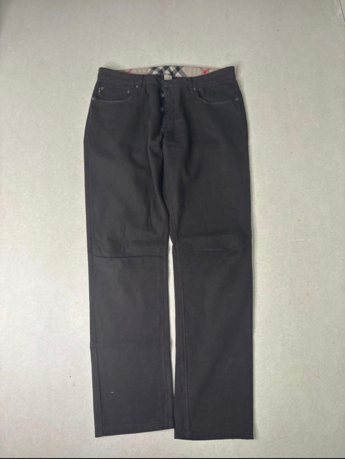 Pantalone Burberry gamba larga